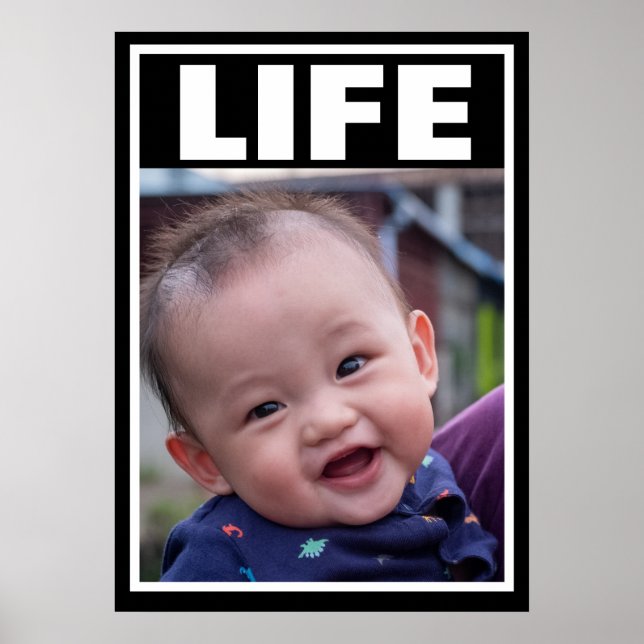 PRO-LIFE SMILING ASIAN BABY INFANT LIFE POSTER (Front)