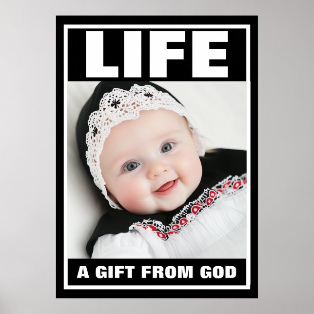 PRO-LIFE SMILING BABY GIRL LIFE POSTER (Front)