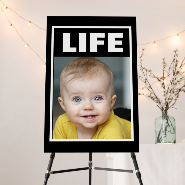 PRO-LIFE SMILING BABY INFANT LIFE POSTER (In Situ (Stand))
