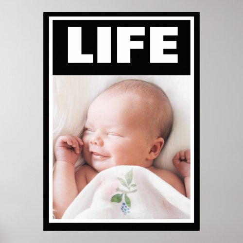 PRO_LIFE SMILING BABY NEWBORN LIFE POSTER