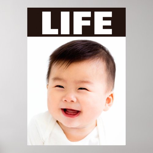 PRO_LIFE SMILING ETHNIC BABY  INFANT LIFE POSTER