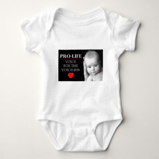 Pro-Life Voice for the Voiceless Baby Bodysuit