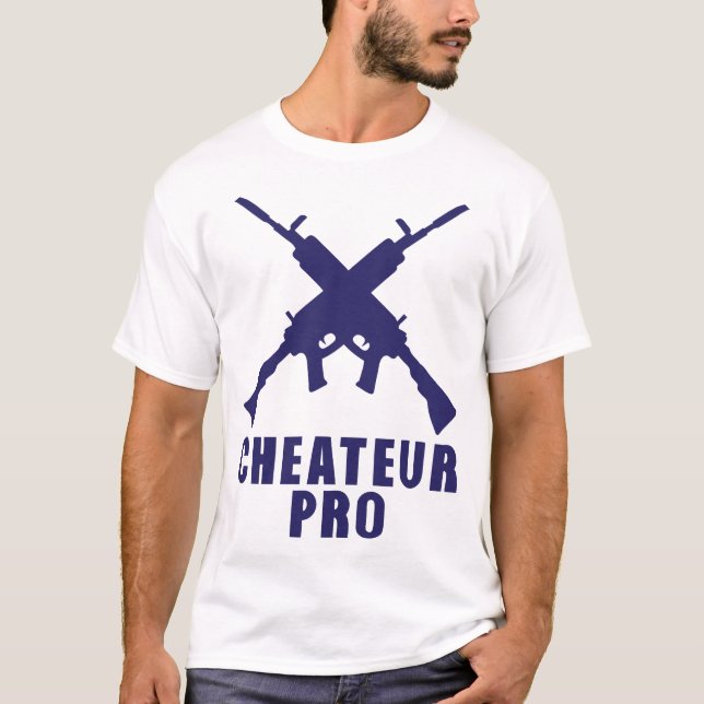 pro-machine-gunner citation T-Shirt (Front)