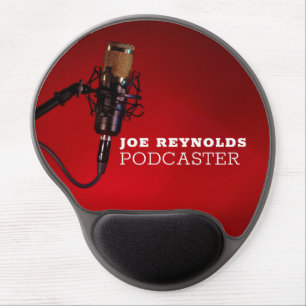 Pro Microphone, Podcaster, Podcast Gel Mouse Pad
