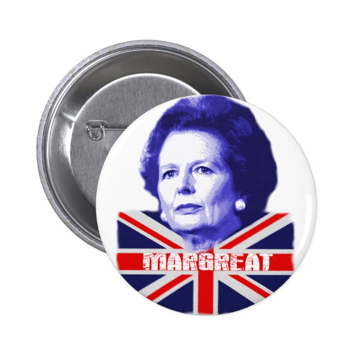 Pro Mrs Thatcher Pinback Buttons