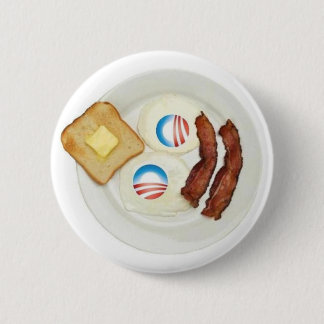 Pro-Obama 2012 Breakfast Button