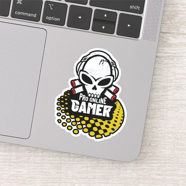 Pro Online Gamer Sticker (Detail)