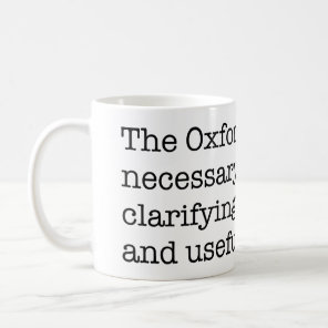 Pro-Oxford Comma Coffee Mug