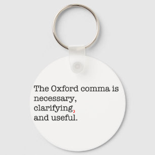 Pro-Oxford Comma Keychain