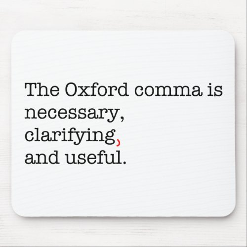 Pro_Oxford Comma Mouse Pad