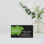 Pro Painting Company House Painter Business Card (Standing Front)