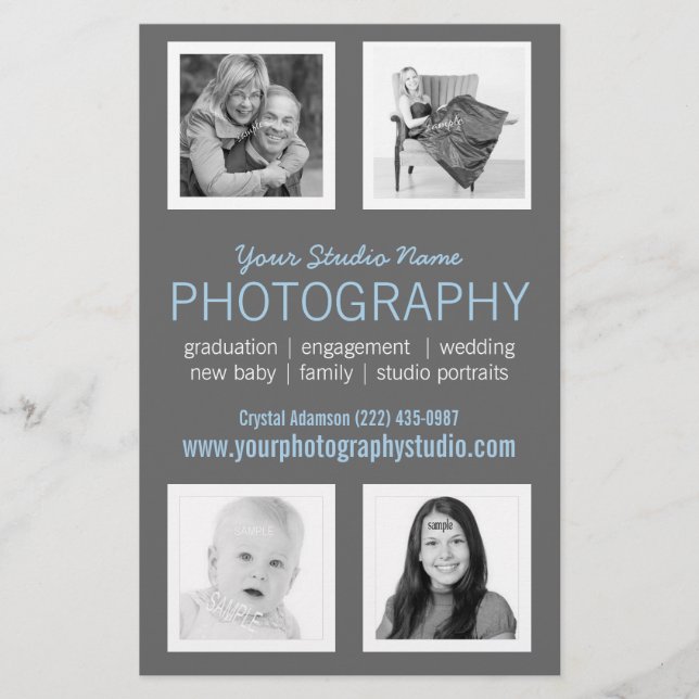 Pro Photographer Business Handout (Front)