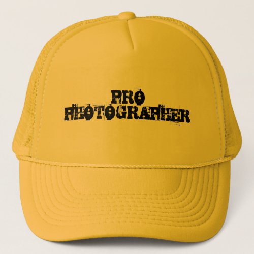 PRO PHOTOGRAPHER Hat
