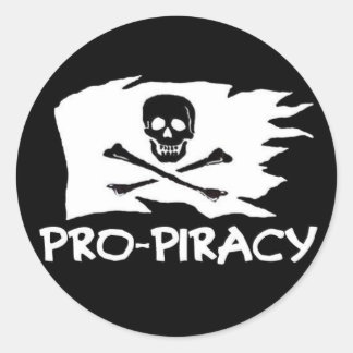 "Pro Pirate" sticker
