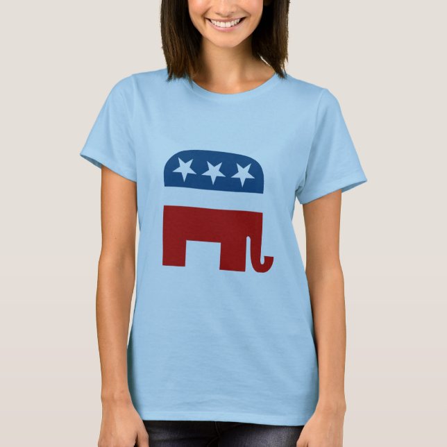 Pro-Republican / Anti-Democrat T-Shirt (Front)