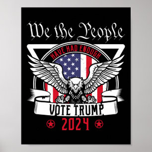 Pro Republican Vote Trump 2025 Trump Supporters 1 Poster