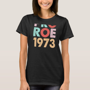 Pro Roe 1973 Pink Retro Pastel Donut Women's Right T-Shirt