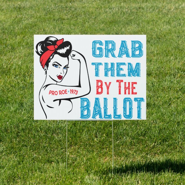 Pro Roe 1973 Vote November Pro Choice Sign (Insitu)