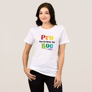 Pro Roe Kamala Harris Walz T-Shirt  Tri-Blend Shirt