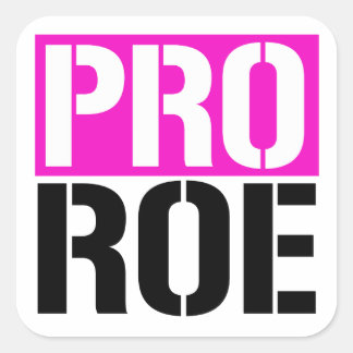 Pro Roe Square Sticker