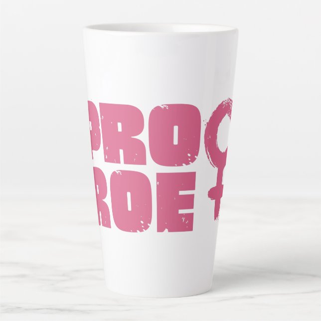 Pro Roe Women's Rights Word Art  Latte Mug (Front)