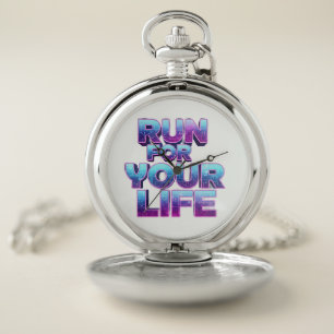 Pro Running Motivation Pocket Watch