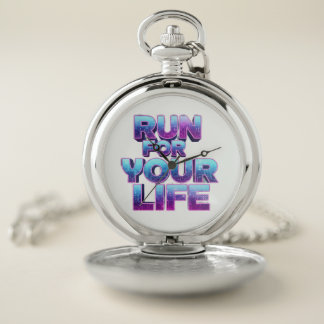 Pro Running Motivation Pocket Watch