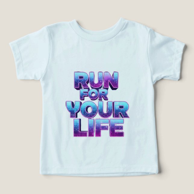 Pro Running Motivation Toddler T-shirt (Design Front)