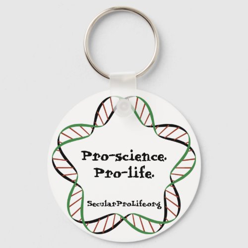 Pro_science Pro_life Keychain