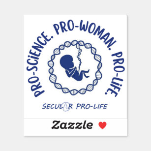 pro-science pro-woman pro-life sticker