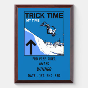 Pro Scooter Free Rider Award Plaque