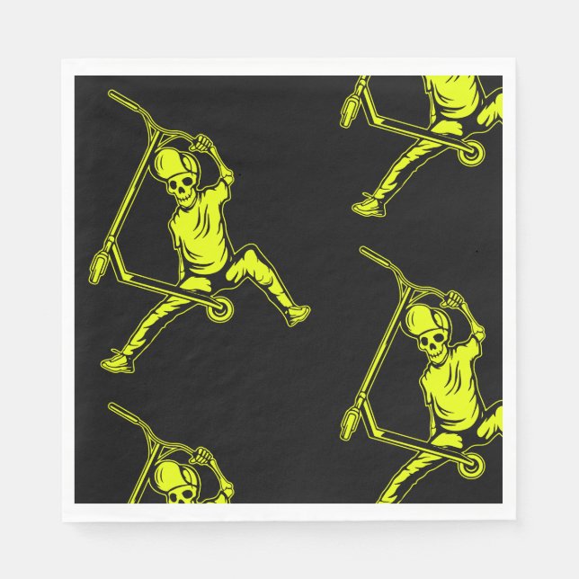Pro Scooter Free Rider Tricks Napkins (Front)