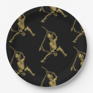 Pro Scooter Free Rider Tricks Paper Plates