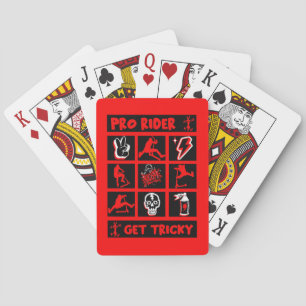 Pro Scooter Free Rider Tricks Poker Cards