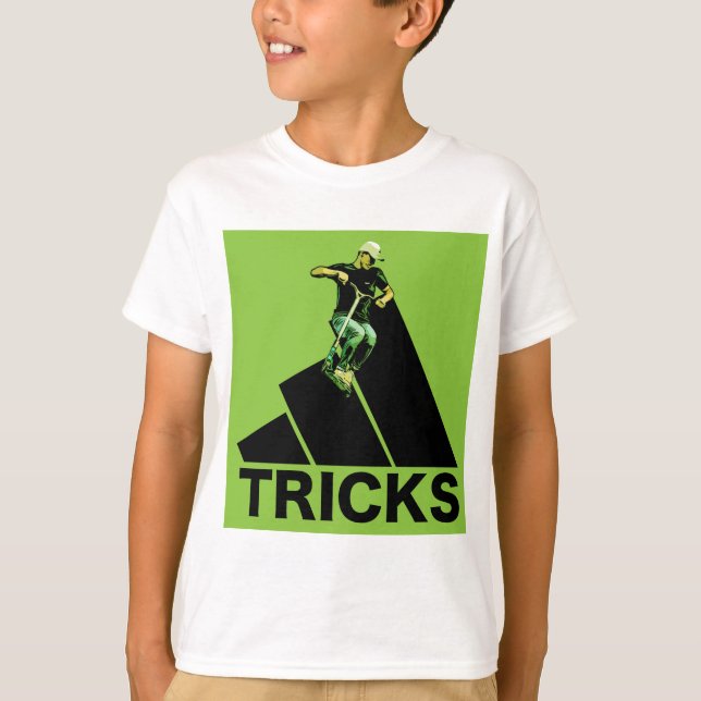Pro Scooter Free Rider Tricks  T-Shirt (Front)