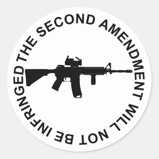 Pro Second Amendment Freedom Merchandise Classic Round Sticker | Zazzle