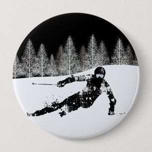 Pro Skier, Ski Snowboard Button