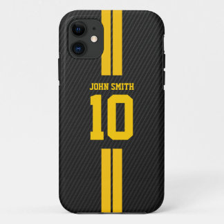 Pro Soccer Jersey Dark Carbon Fiber iPhone 5 Case