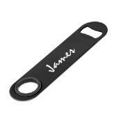 Pro Speed bottle opener personalized with name (Front Angled)