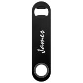 Pro Speed bottle opener personalized with name (Front)