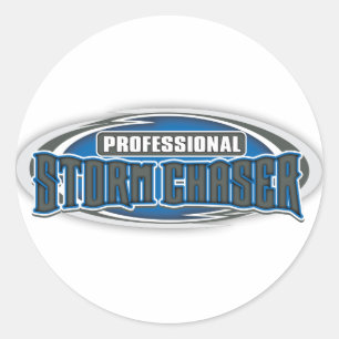 Pro Storm Chaser Classic Round Sticker