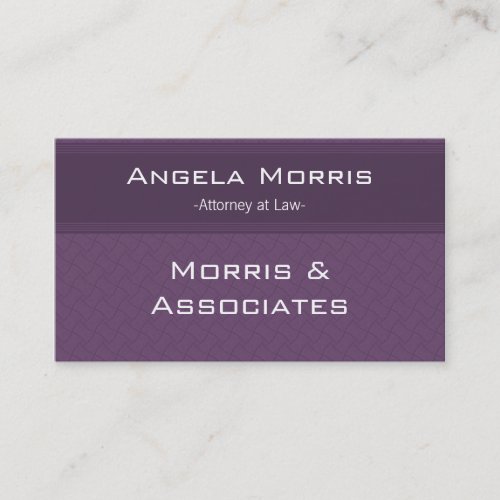 Pro Textures Business Card, Eggplant