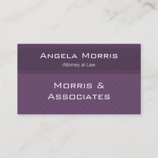 Customizable Pro Textures Business Card, Eggplant