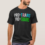 Pro Trans Pro Trains | LGBTQ+ Railfan Tee | Equali