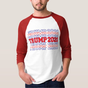 Pro Trump 2020 Election Typography T-Shirt