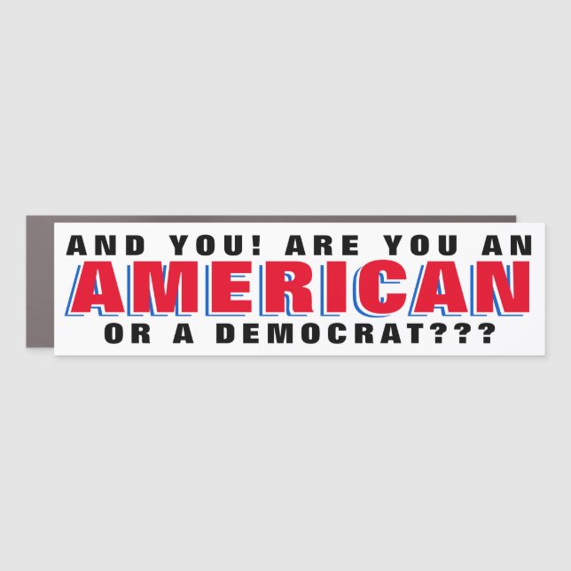 PRO TRUMP CAR MAGNET (Front)