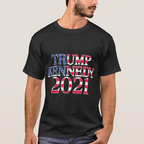 Pro Trump Kennedy Jr 2021 USA Flag Trump President T_Shirt