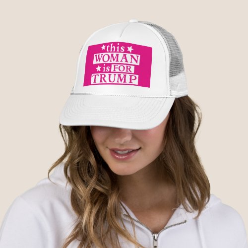 pro Trump _ this Woman is for Trump Cap