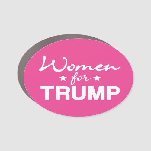 Pro Trump _ Women for Trump Car Magnet