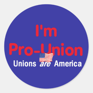 Pro Union Stickers for Sale